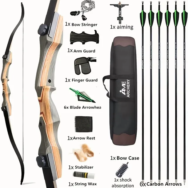 Archery 50 lbs 19 inches black