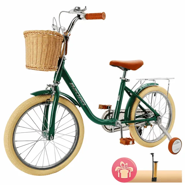 Bike 18 inch adjustable green