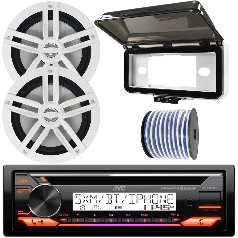 Stereo 6.5" 180 watt 50 ft