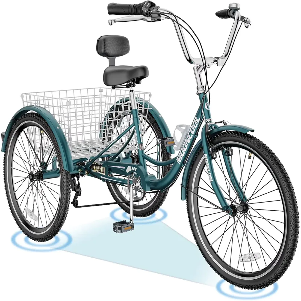 Cruiser Bike 24 inch 20" green