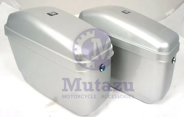 Motorcycle silver 1" 17"