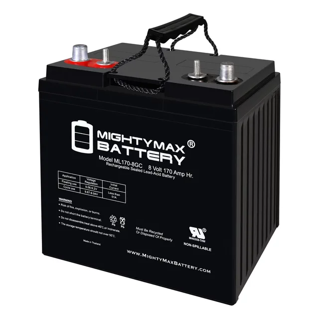Battery 8v 8 volt 10.75 in