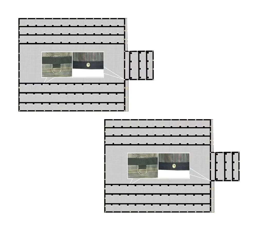 Tent Accessories 2 pack 24' 27'
