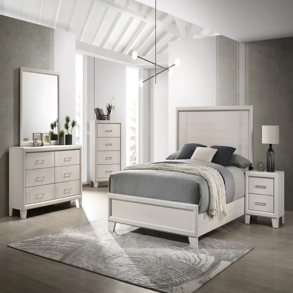 Bedroom white 85.3" 62.4"