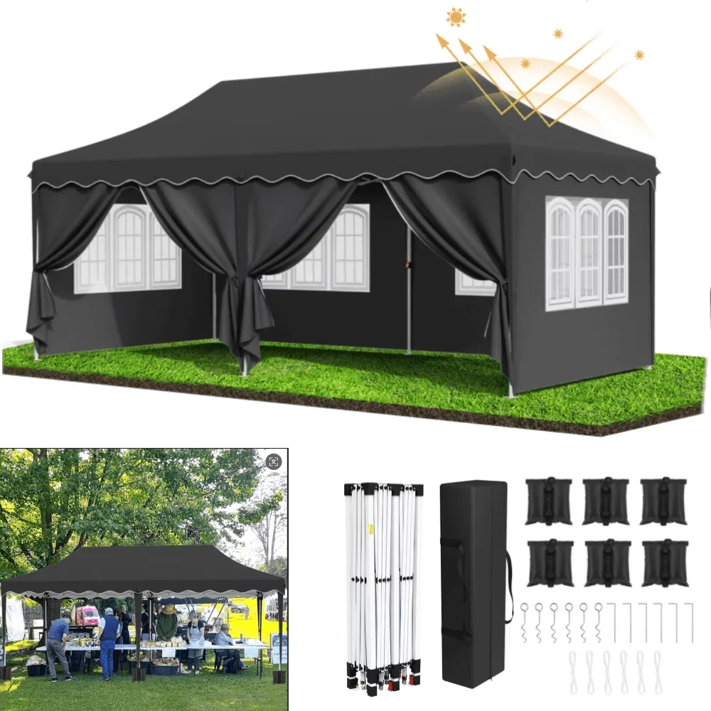 Canopy Tent 10' folding black