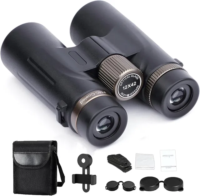 Binoculars green black 53 mm