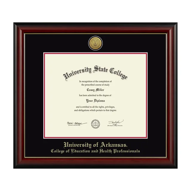 Diploma Frame black red 17w
