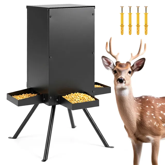 Deer Feeder 90 lb black 50-90 lb