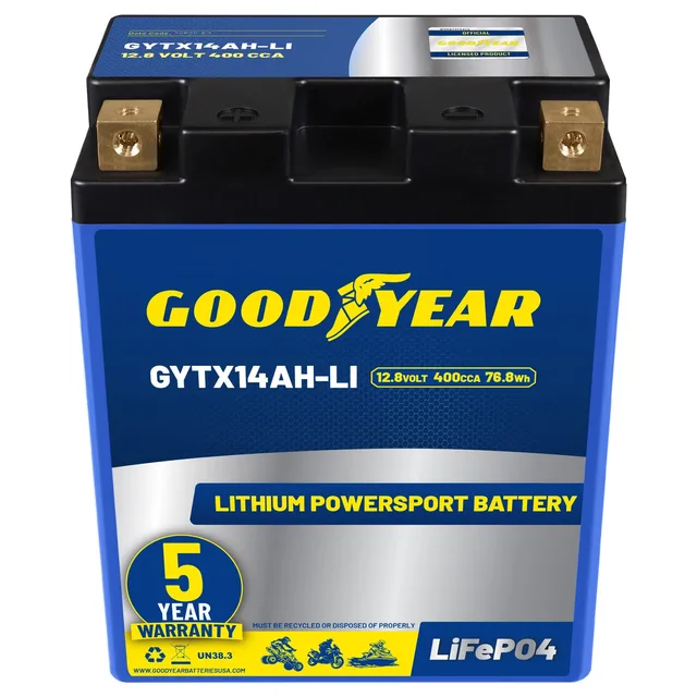 Motorcycle 12.8v rechargeable 12.8 v