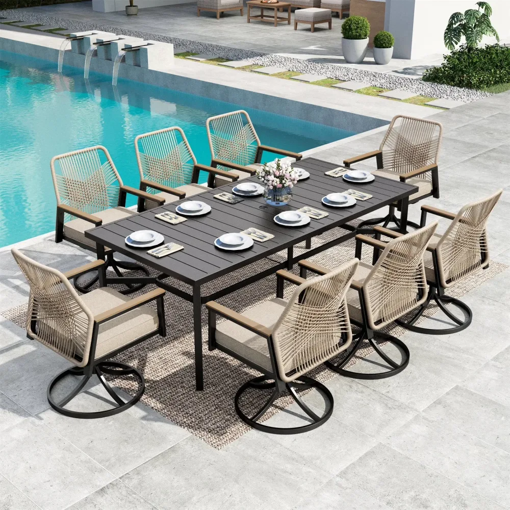 Patio Dining black beige