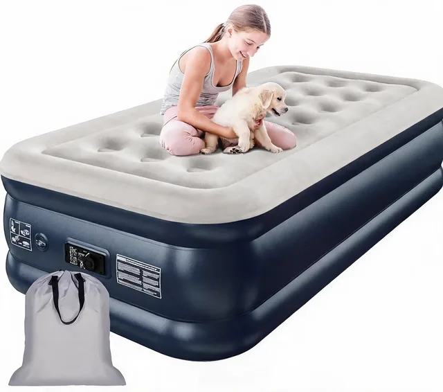 Air Mattress 18 inch 550 lb blue