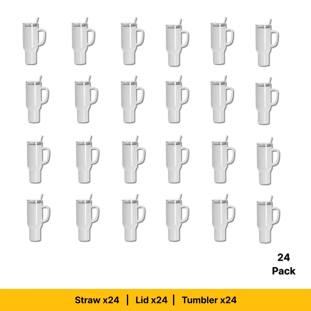 Coolers & Hydration 40 oz 24pack white