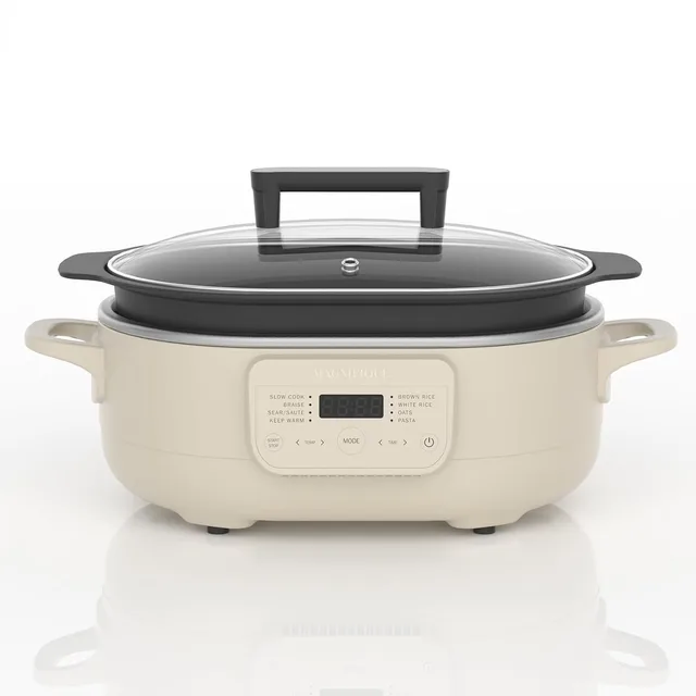 Dutch Oven 6 quart brown white