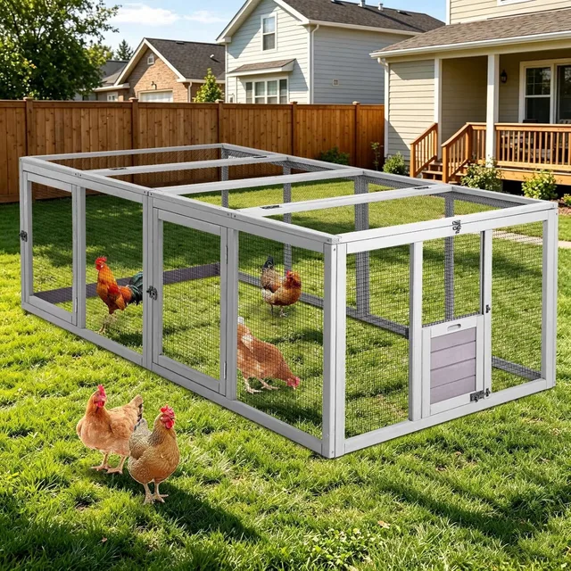 Chicken Coop 20.7 ft portable 76.65 inches