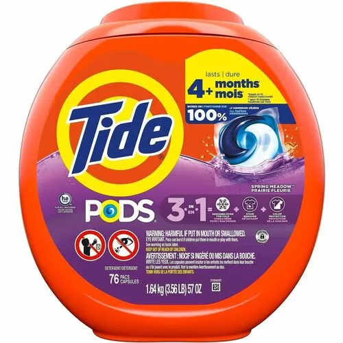 Laundry Detergent 8 packs orange 4 packs