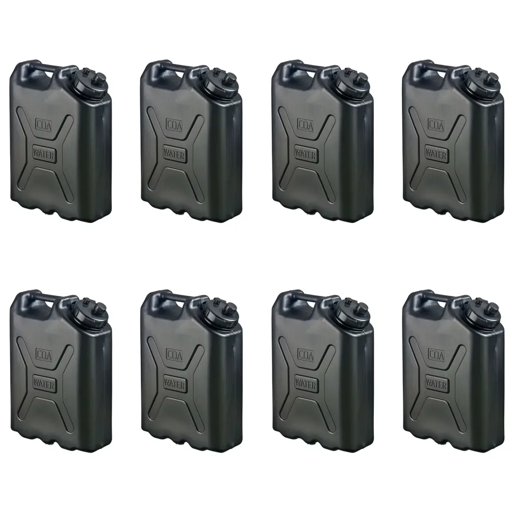 Coolers & Hydration 5 gallon 8 pack black