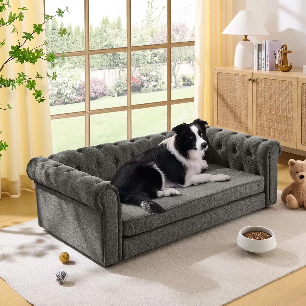 Sofa Bed beige 55.00" 26.50"