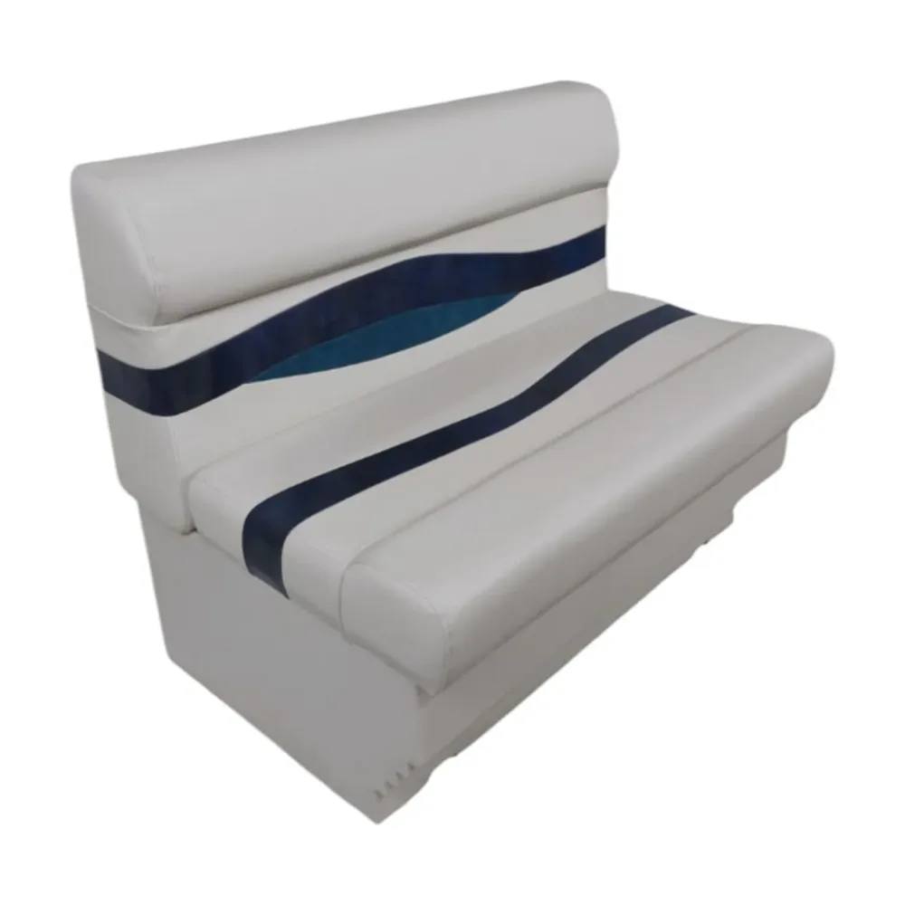 Bench Seat 37" gray blue