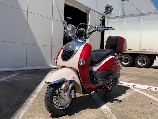 Scooter red 330 lbs 222 lbs