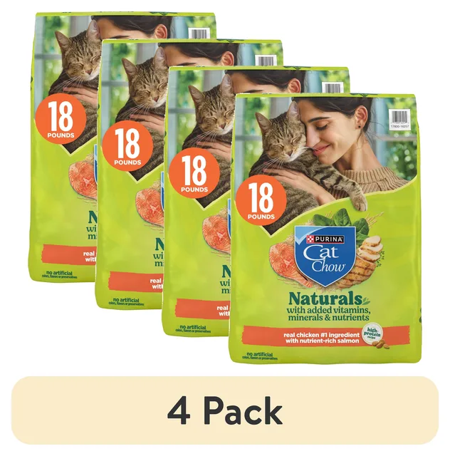 Cat Food 4 pack 18 lb 8.16 kg
