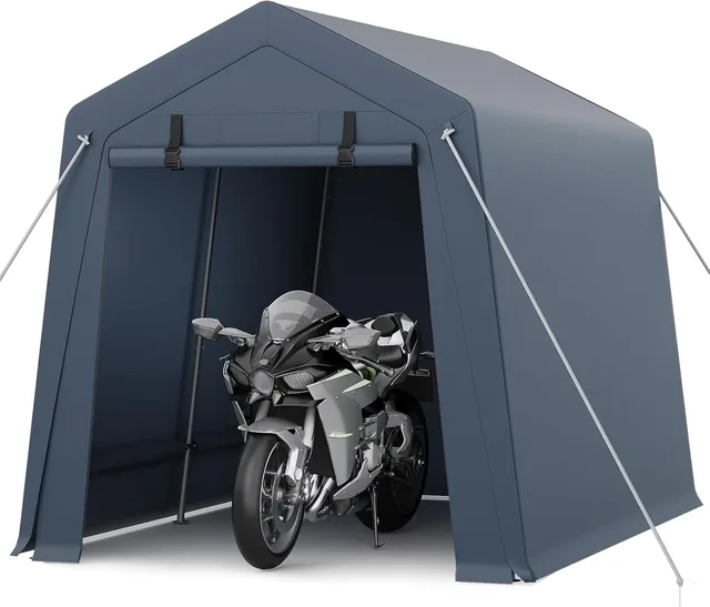 Carport waterproof portable gray