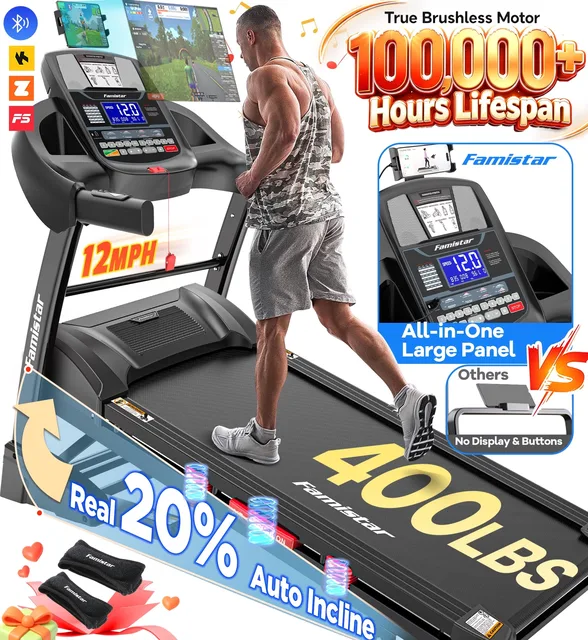Running Machine 300-400 lb 5.1hp folding