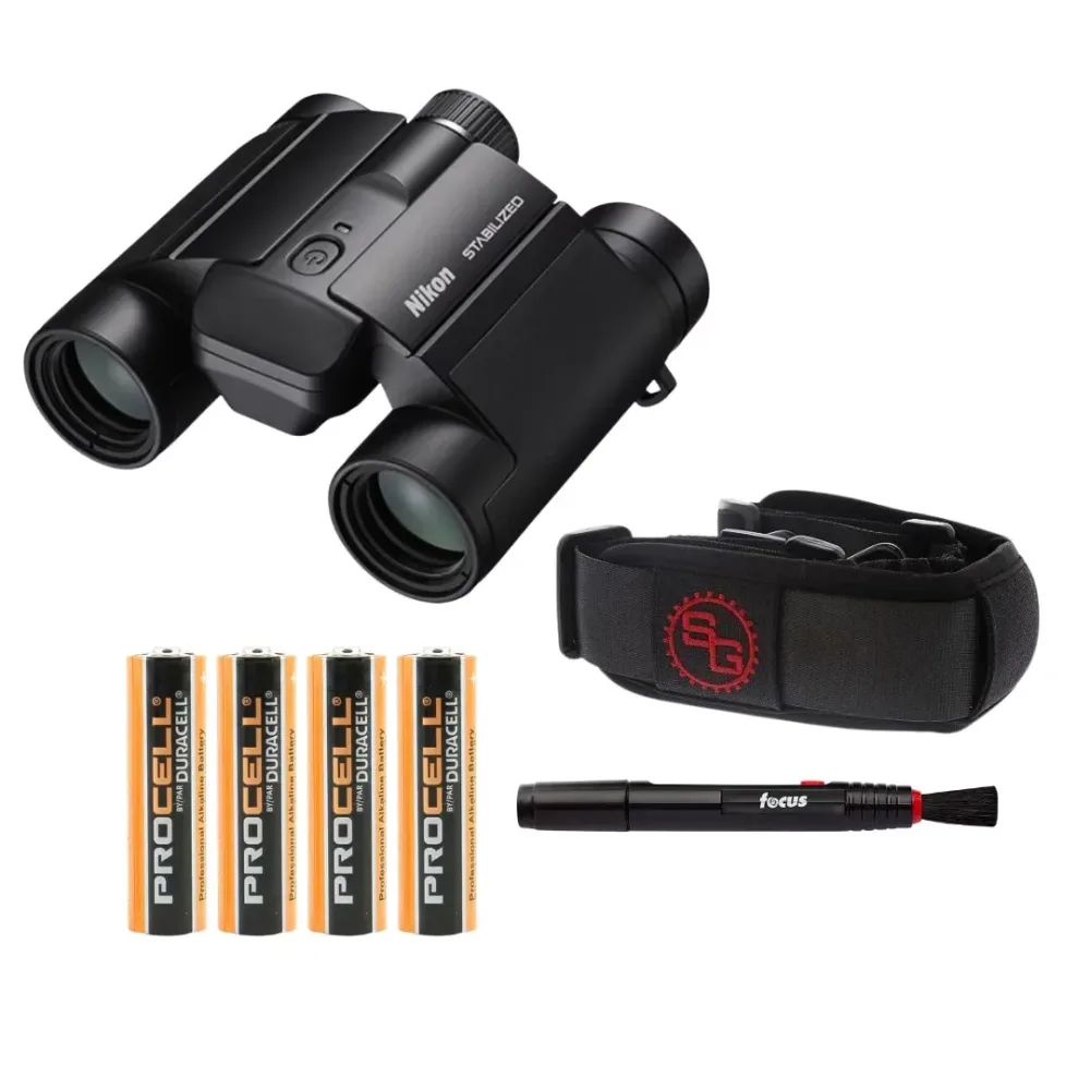Stabilized Binoculars 1.5v adjustable foldable