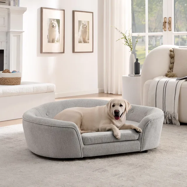 Dog Sofa beige 42.75" 75"