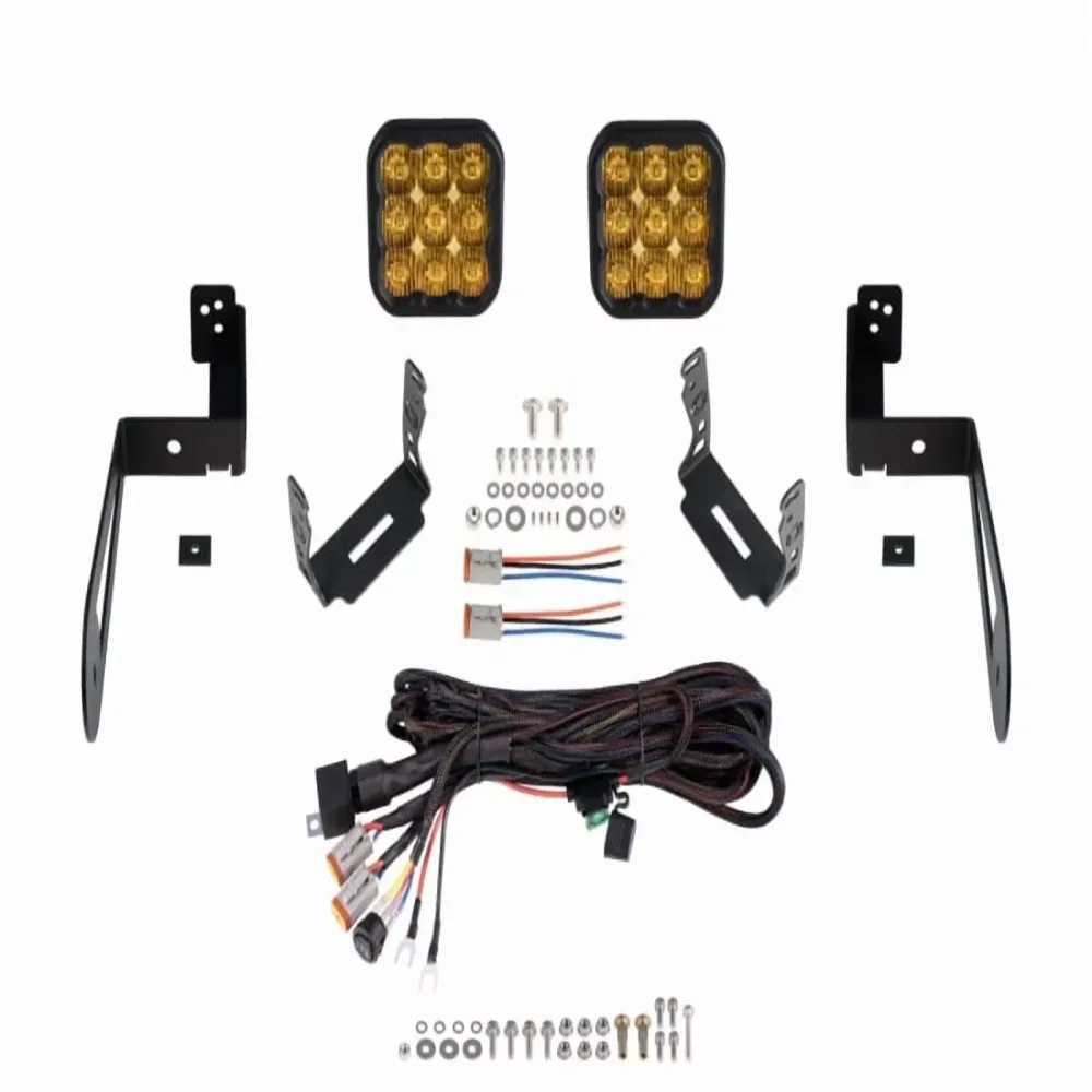 Light led yellow 5"