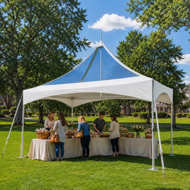 Party Tent waterproof 16 oz 2.5 inch