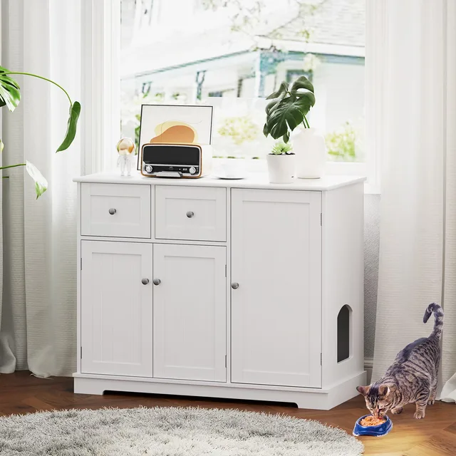 Cat Litter 40" white 3"