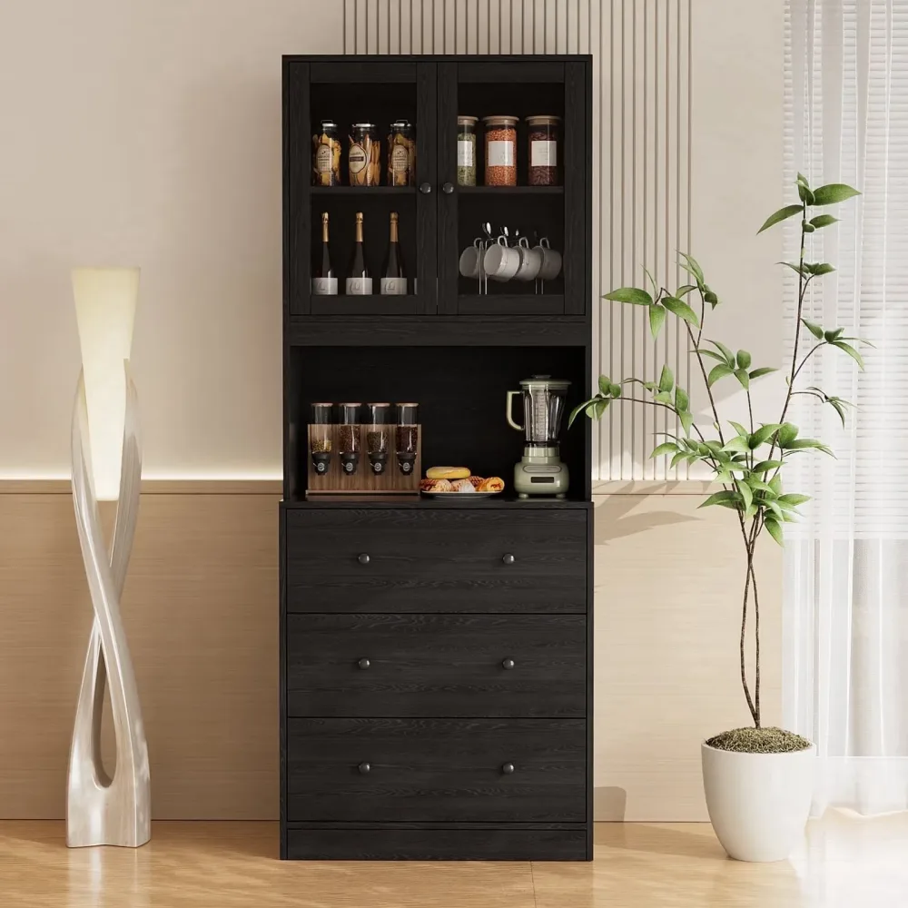 Storage Cabinet 71" black 100.52 lb