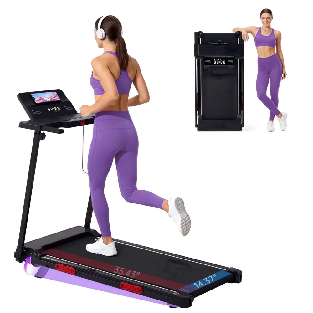 Pad Treadmill 3.5hp 400lbs portable
