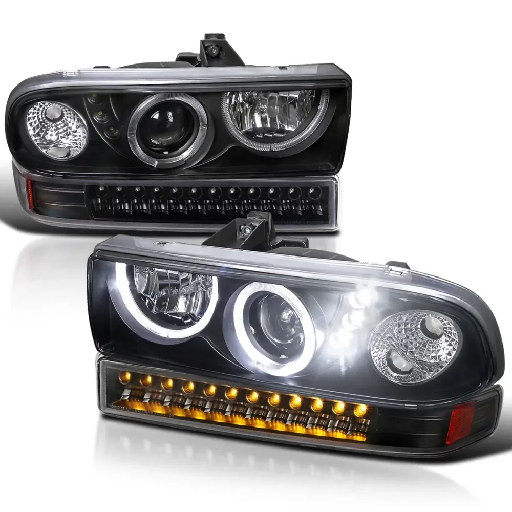 Projector Headlights led black waterproof