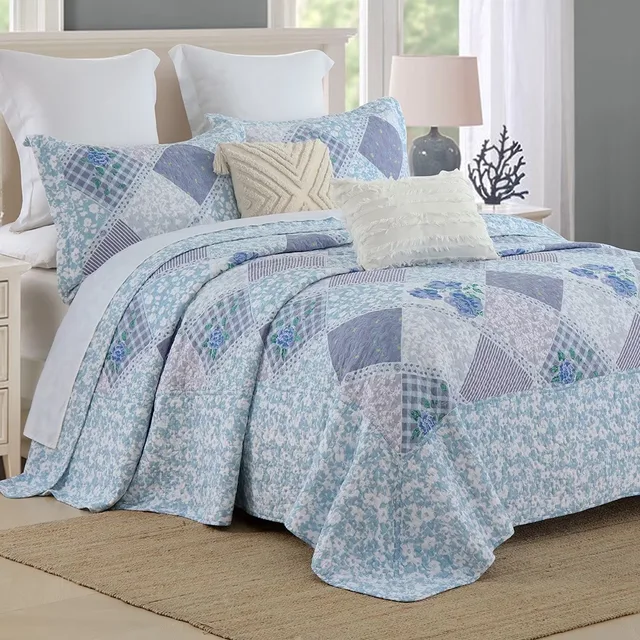 Bed 128" yellow blue