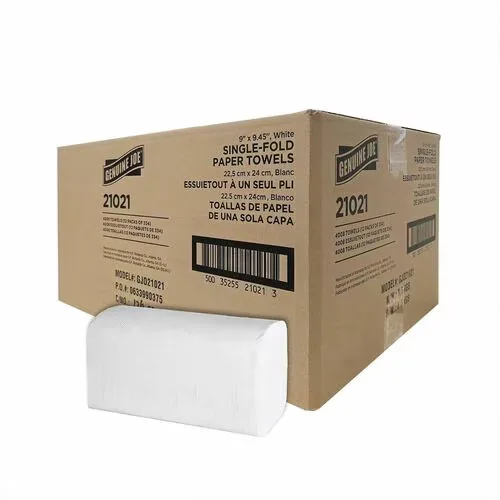 Towel white 9" 9.45"
