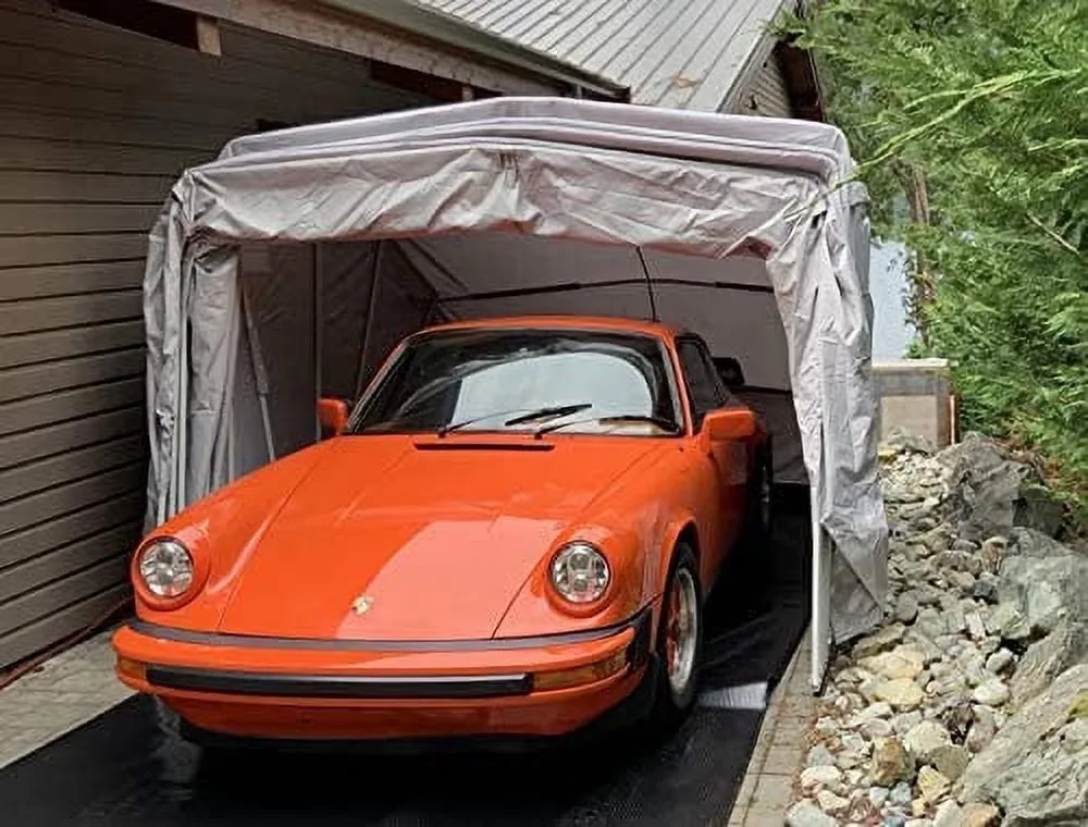 Carport 81.5 in gray 170-200 lbs