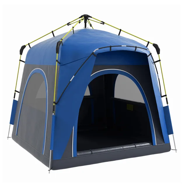 Tent Quick 4 person blue