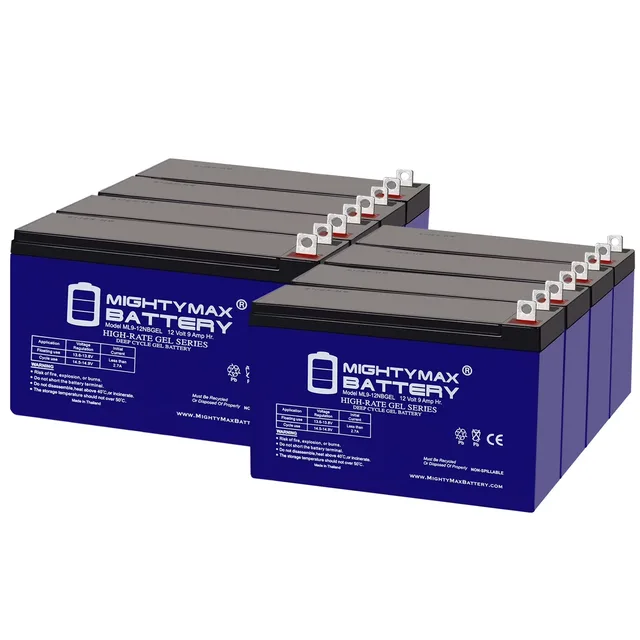 Battery 12v 8 pack 12 volt
