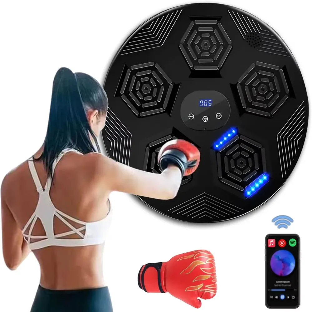 Music Boxing black bluetooth rechargeable