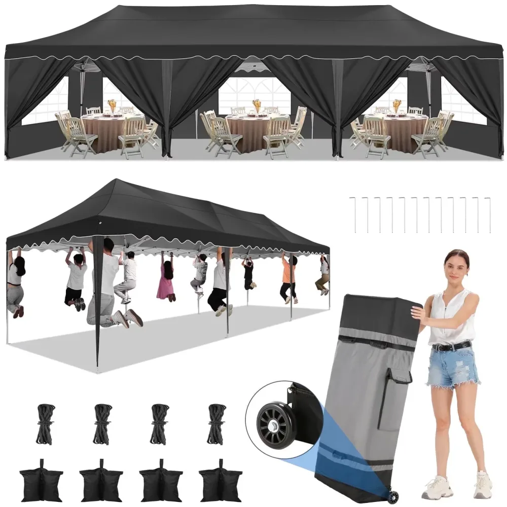 Party Tent windproof waterproof black