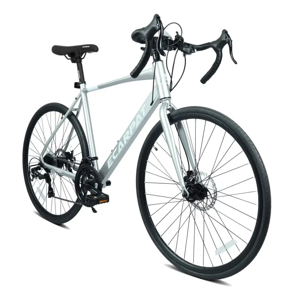 Road Bike 28in silver adjustable