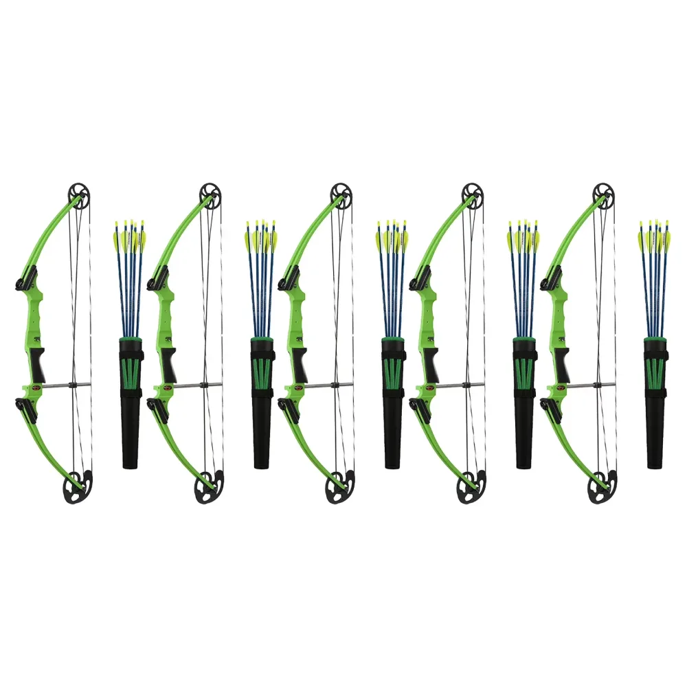 Bow Arrow 3 pack green 30"