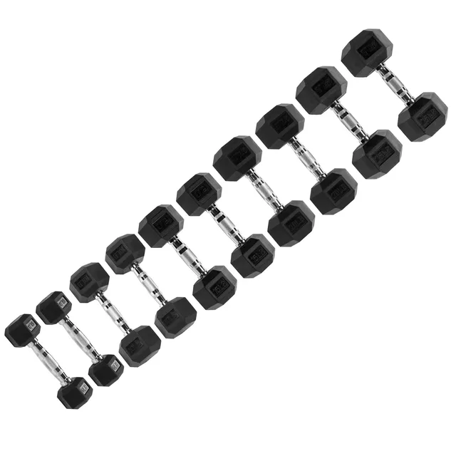Dumbbells Strength 150 lbs 150 pounds black