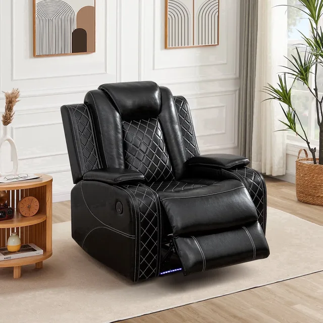 Sofa led black 21 in