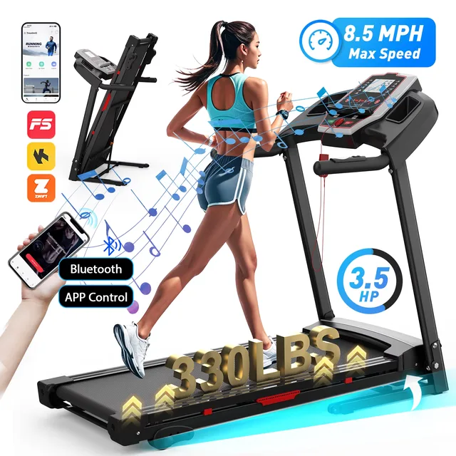 Treadmill 400lb 3.5 hp 18 inch