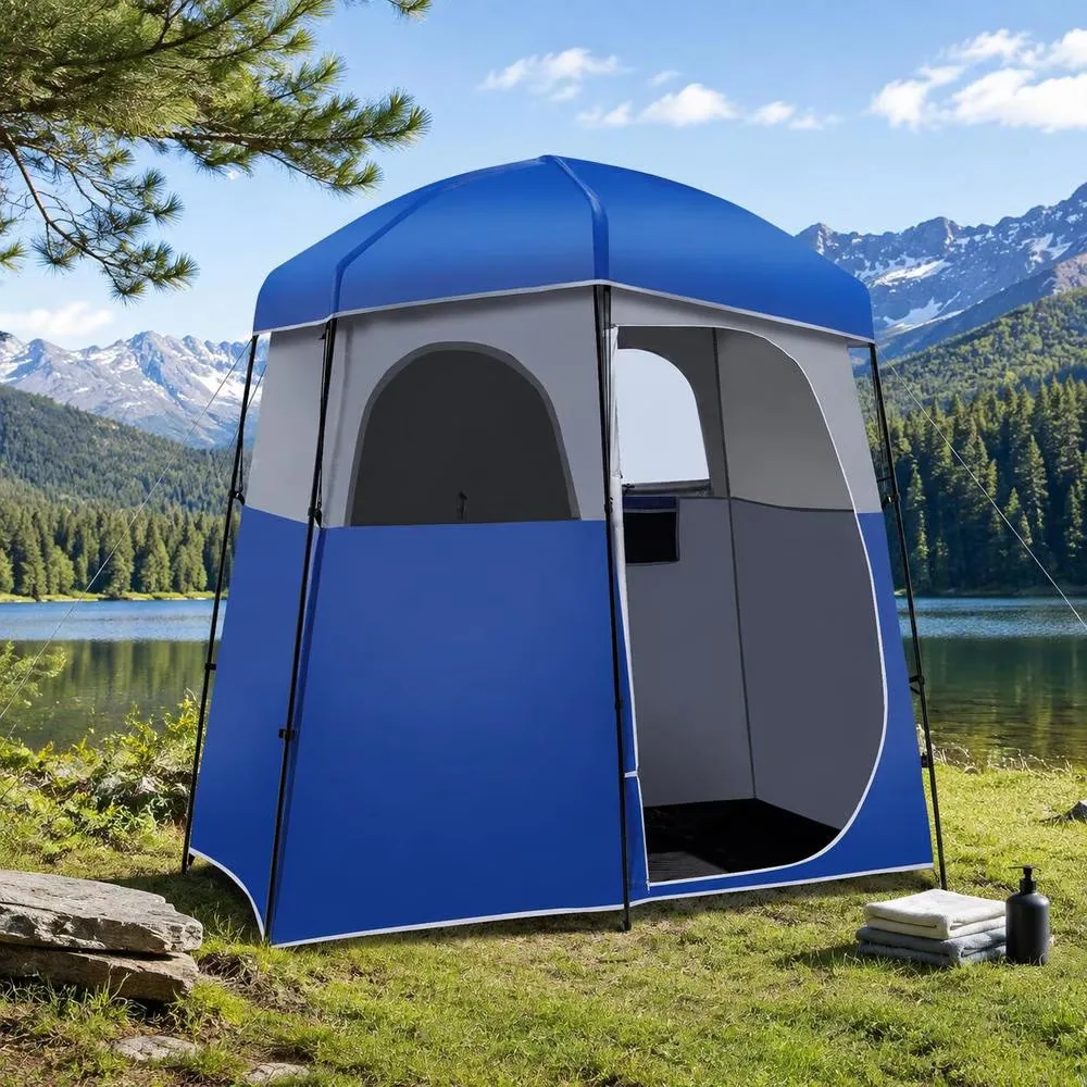 Toilet Tent portable blue