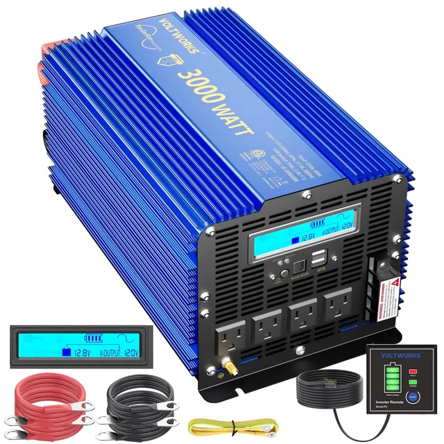 Power Inverter 3000 watts 12v 3000w