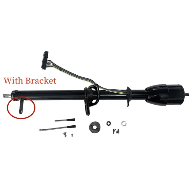 Steering Column 35" black 2"