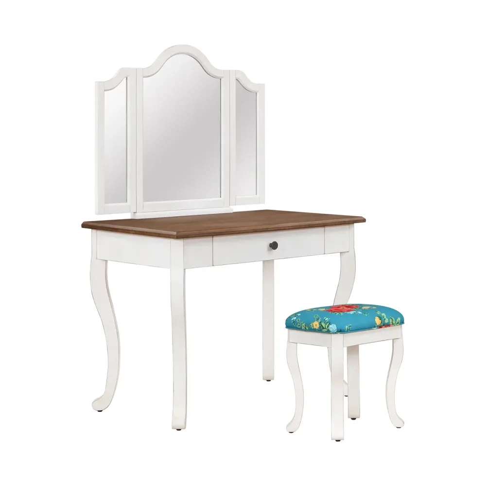 Mirror white 58.5 in 40.5 in